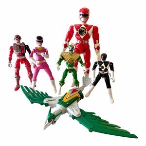 Mighty Morphin Power Rangers Action Figures Bundle